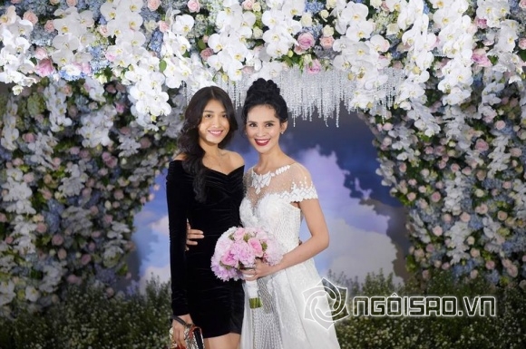 Sang Lê, người đẹp Sang Lê, Hoa hậu Hoàn vũ 2015, đám cưới sao Việt
