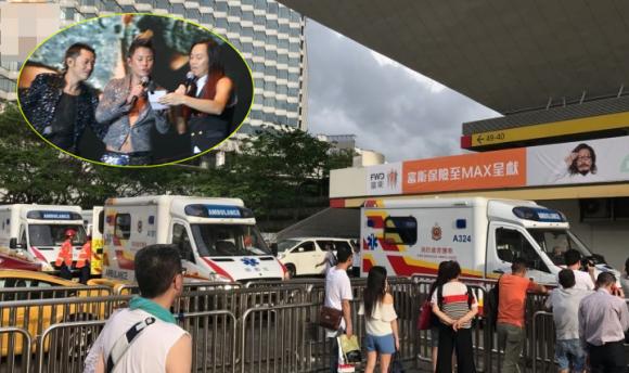 tin tức nhạc,Thảo Mãnh,nhóm nhạc Hồng Kông tai nạn,sân khấu sập