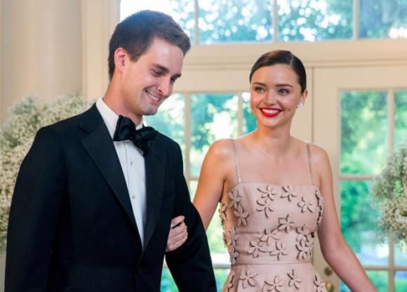 sao Hollywood,Miranda Kerr,Evan Spiegel,đám cưới Miranda Kerr