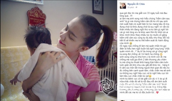 mỹ nhân Việt, sao Việt bị trầm cảm, trầm cảm sau sinh, mẹ sát hại con 33 ngày tuổi,