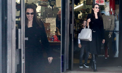 Angelina Jolie và các con,vẻ đẹp của Angelina Jolie, angelina jolie gợi cảm, sao Hollywood