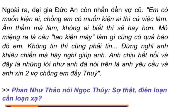 Cựu người mẫu ngọc thúy,đại gia đức an,ngọc thúy kiện chồng