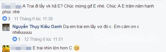 em trai duy nhân, duy nhân, vợ duy nhân, vợ duy nhân và em chồng, đám cưới em trai duy nhân