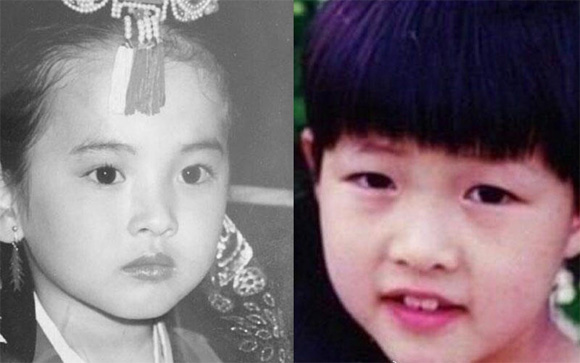 cặp đôi song song, Song Joong Ki, Song Hye Kyo, ảnh thời thơ ấu của sao hàn, thời thơ ấu của sao