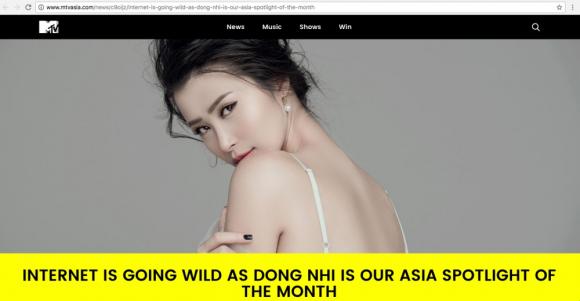 Đông Nhi được chọn là Nghệ sĩ nổi bật nhất tháng 7