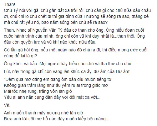 nhạc sĩ Nguyễn Văn Tý, con gái nhạc sĩ Nguyễn Văn Tý, nhạc sĩ Nguyễn Văn Tý bị bỏ rơi, 
