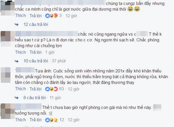 giới trẻ, ký túc xá, ký túc xã nữ, ký túc xã như bẩn, bẩn như chuồng lợn