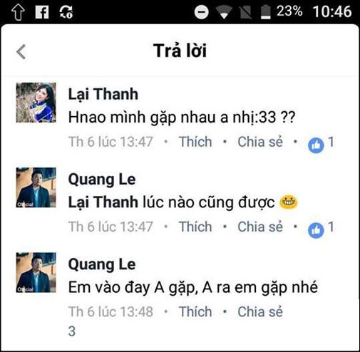 Thanh Bi, Thanh Bi và Quang Lê, Quang Lê