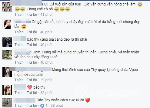 Bảo Thy, ca sĩ Bảo Thy, fans bảo thy,chuyện làng sao,sao Việt