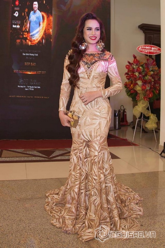 Hoa khôi Lý Thu Kiều, Lý Thu Kiều, sao Việt,  Ngôi sao Doanh nhân Việt 2017