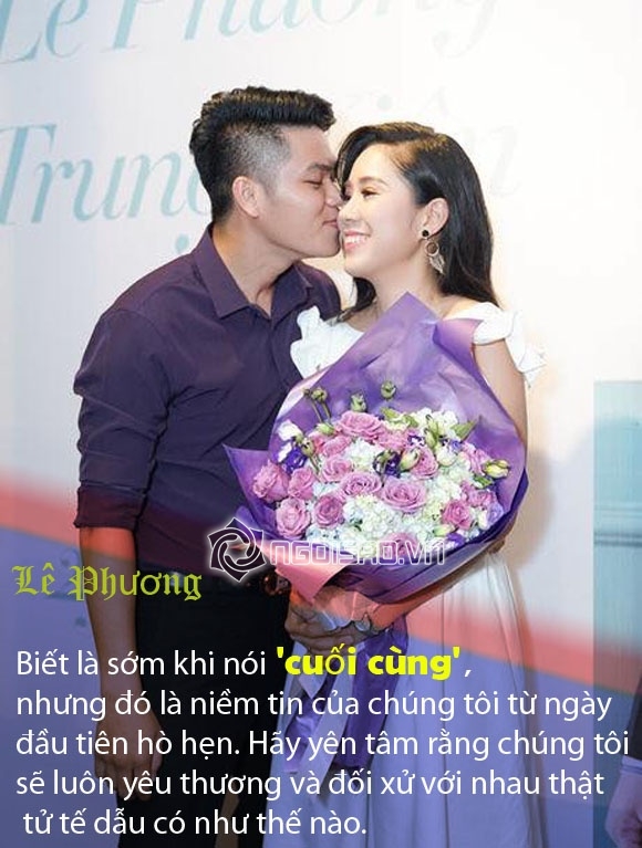 Lê Phương, Lê Phương và Trung Kiên, đám cưới Lê Phương, diễn viên Lê Phương,chuyện làng sao,sao Việt