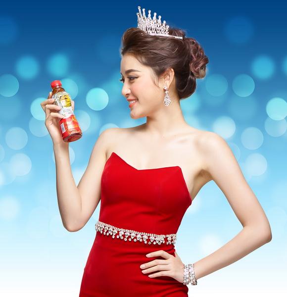 Trà thanh nhiệt Dr Thanh; Trà thanh nhiệt Dr Thanh không đường, Tân Hiệp Phát, Á hậu Huyền My