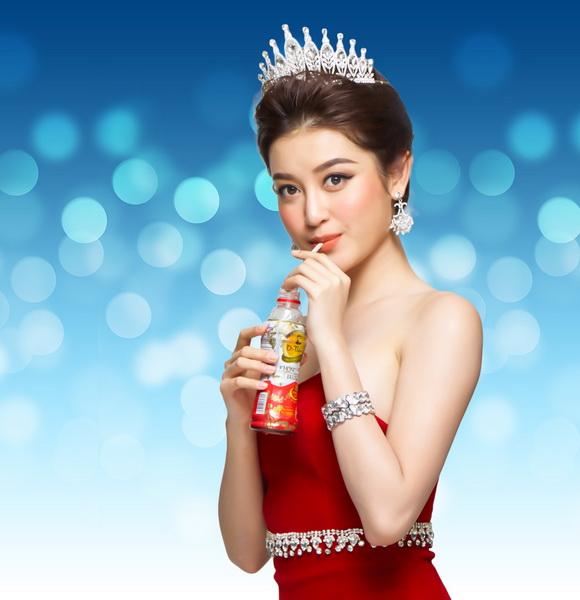 Trà thanh nhiệt Dr Thanh; Trà thanh nhiệt Dr Thanh không đường, Tân Hiệp Phát, Á hậu Huyền My