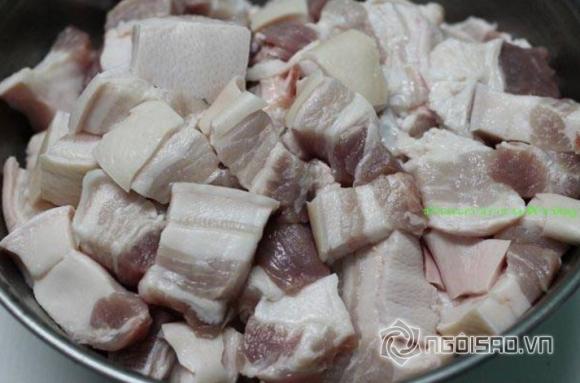 cách làm món ba chỉ kho, ba chỉ kho đậm đà, ẩm thực,địa chỉ ăn ngon