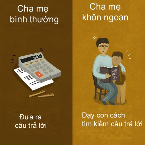 11 điểm để biết cha mẹ thông thái không, cách chăm sóc con hợp lý, cha mẹ thông thái hay bình thường,tin tức,kiến thức