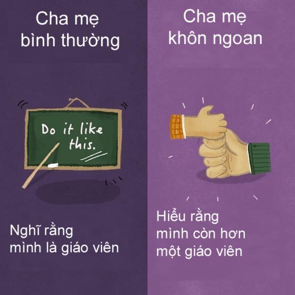 11 điểm để biết cha mẹ thông thái không, cách chăm sóc con hợp lý, cha mẹ thông thái hay bình thường,tin tức,kiến thức