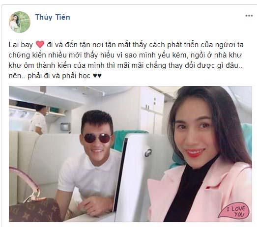 Thủy Tiên, bà xã công vinh, Công Vinh