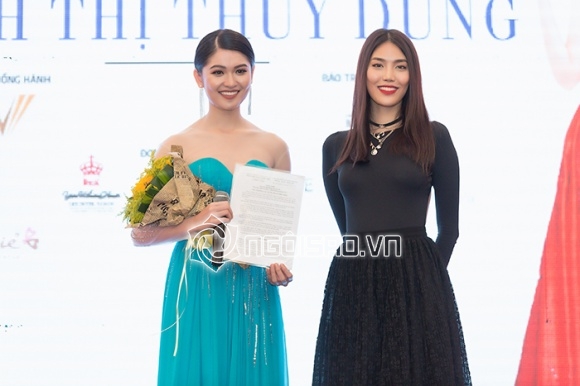 thời trang sao,sao Việt,Á hậu Thùy Dung,Hoa hậu Quốc tế 2017