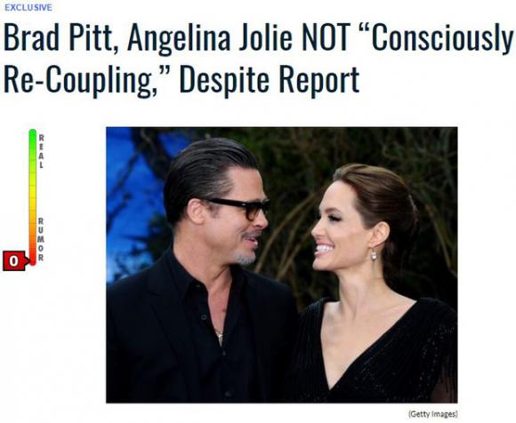 Angelina Jolie, Angelina Jolie và Brad Pitt tái hợp, Angelina Jolie và Brad Pitt không tái hợp, Brad Pitt