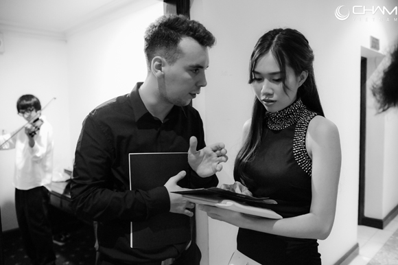 violin Khánh Linh violin, Nghệ sĩ violin Khánh Linh, Nghễ si cello Đinh Hoài Xuân, CELLO Fundamento, Cham Vietnam