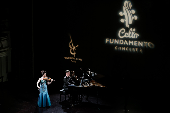 violin Khánh Linh violin, Nghệ sĩ violin Khánh Linh, Nghễ si cello Đinh Hoài Xuân, CELLO Fundamento, Cham Vietnam