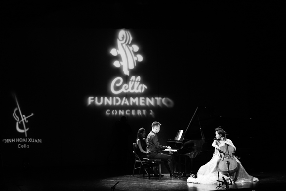 violin Khánh Linh violin, Nghệ sĩ violin Khánh Linh, Nghễ si cello Đinh Hoài Xuân, CELLO Fundamento, Cham Vietnam