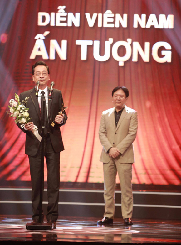 Diễn viên bảo thanh,bảo thanh chiến thắng giải nữ diễn viên ấn tượng,VTV Awards 2017,truyền hình,truyền hình Việt Nam
