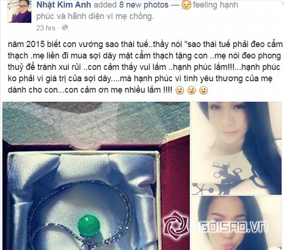 Nhật Kim Anh, diễn viên Nhật Kim Anh, ca sĩ Nhật Kim Anh, mẹ chồng Nhật Kim Anh,chuyện làng sao,sao Việt