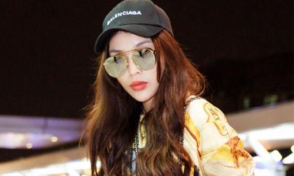 thời trang sao,sao Việt,Hoa hậu Kỳ Duyên,street style của sao,Moschino,Tuần lễ thời trang Milan