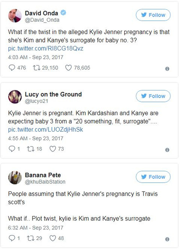 Kim Kardashian, Kylie Jenner mang thai, sao mang thai hộ,chuyện làng sao,sao Hollywood
