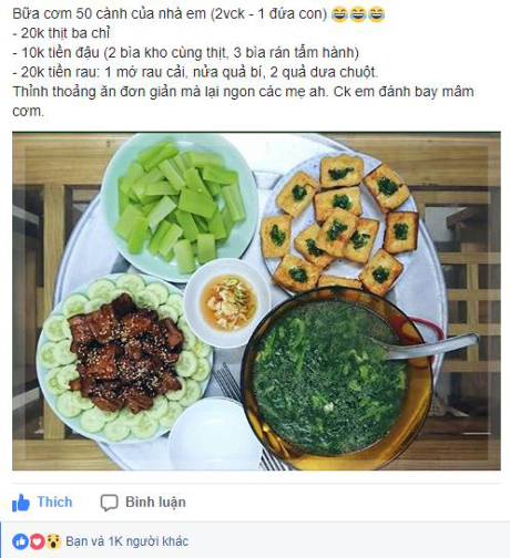 nấu cơm, mâm cơm rẻ, mâm cơm nghìn đồng, cơm nhà, mâm cơm rẻ,đời sống trẻ