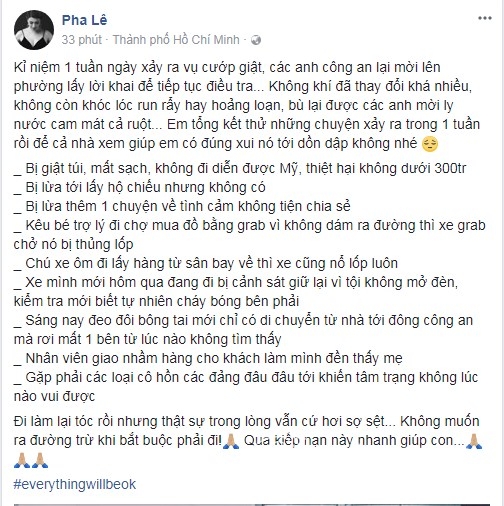 Pha Lê, ca sĩ Pha Lê, Pha Lê mất túi xách,chuyện làng sao,sao Việt