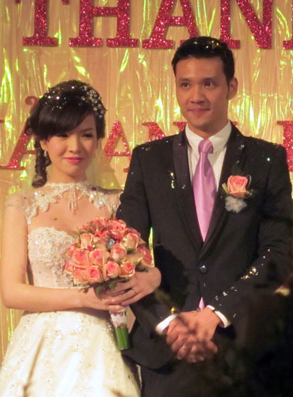 sao việt, mc, đám cưới mc, sao việt làm đám cưới lần hai, sao việt cưới vợ hai,chuyện làng sao