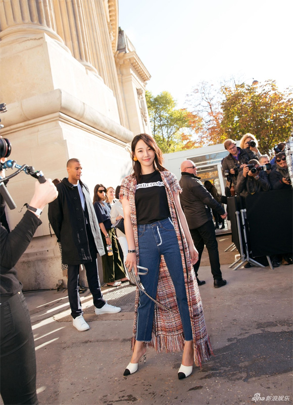 Park Shin Hye, Liu Wen, Bạch Bách Hà, show Chanel, Tuần lễ thời trang Paris,thời trang sao,sao châu Á