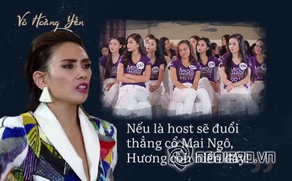 Mai Ngô, Võ Hoàng Yến, Hoa hậu Hoàn vũ Việt Nam 2017, Hoa hậu Hoàn vũ,Hoa hậu,sao Việt