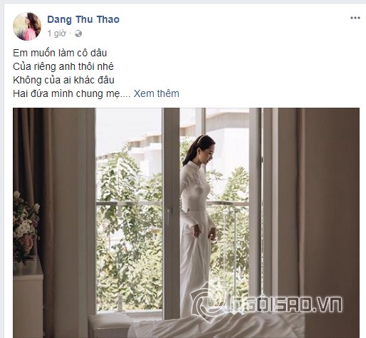 Hoa hậu Thu Thảo, Hoa hậu Thu Thảo và ông xã, chồng Hoa hậu Thu Thảo, Đặng Thu Thảo,chuyện làng sao,sao Việt, đám cưới đặng thu thảo