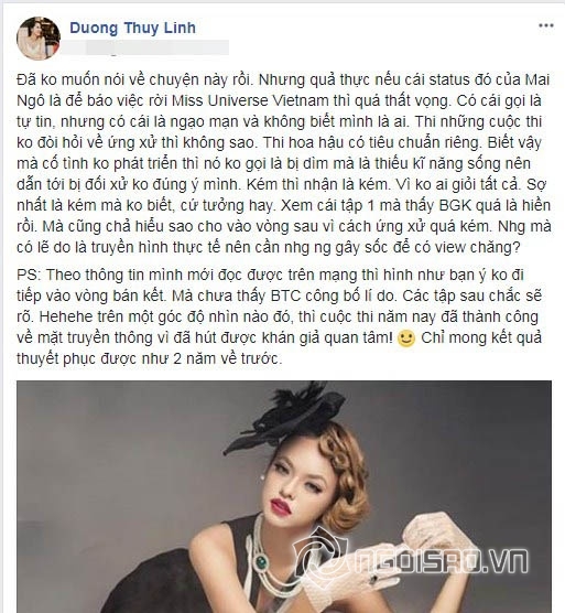 MC Phan Anh, Mai Ngô, Dương Thùy Linh, Hoa hậu Hoàn vũ Việt Nam 2017,Hoa hậu,sao Việt