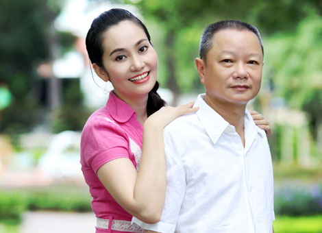 hạnh thúy, hanh thuy, xí muội, con mất thính lực, sao việt, 