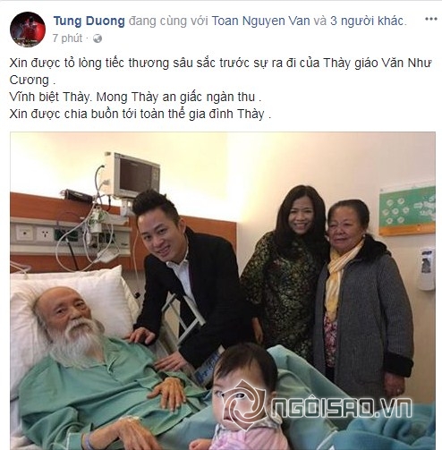 Văn Như Cương, thầy giáo  Văn Như Cương, thầy giáo  Văn Như Cương qua đời, sao Việt,chuyện làng sao
