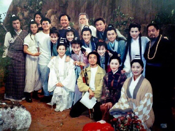 Thần điêu đại hiệp 1995, Cổ Thiên Lạc, Lý Nhược Đồng, ảnh hậu trường thần điêu đại hiệp,toàn cảnh phim,phim Hoa ngữ