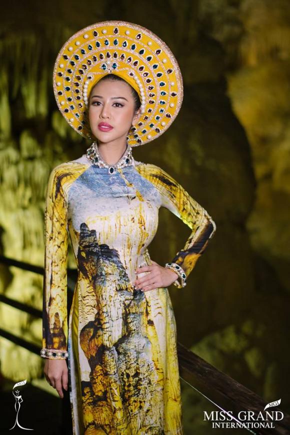 Hoa hậu,Hoa hậu Hòa bình Quốc tế,Miss Grand International,Hoa hậu Hòa bình Quốc tế 2017, NTK Nhật Dũng , Ariska Putri Pertiwi 