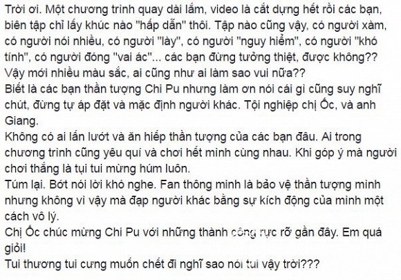 Chi Pu, sao Việt, Hương Tràm, MC Thùy Minh, Ốc Thanh Vân, Quang Vinh,chuyện làng sao,sao Việt