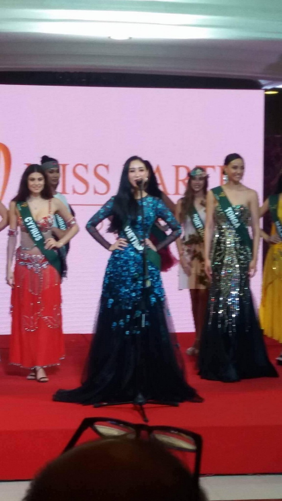 Hà thu,hoa hậu trái đất,Miss Earth 2017,Hoa hậu,sao Việt