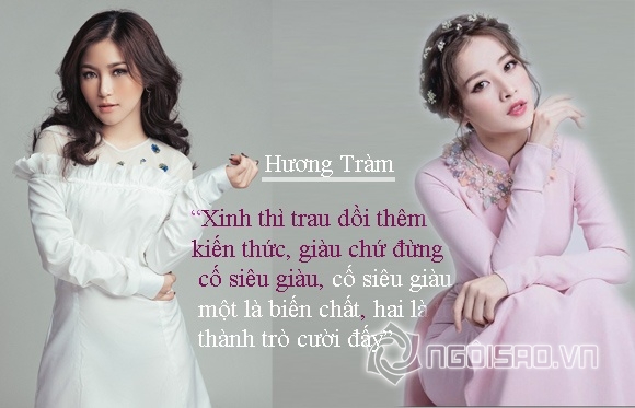 Hương Tràm, phát ngôn của Hương Tràm, ca sĩ Hương Tràm,chuyện làng sao,sao Việt