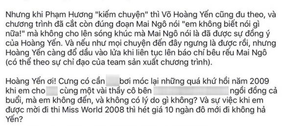 chuyện làng sao,sao Việt,Võ Hoàng Yến