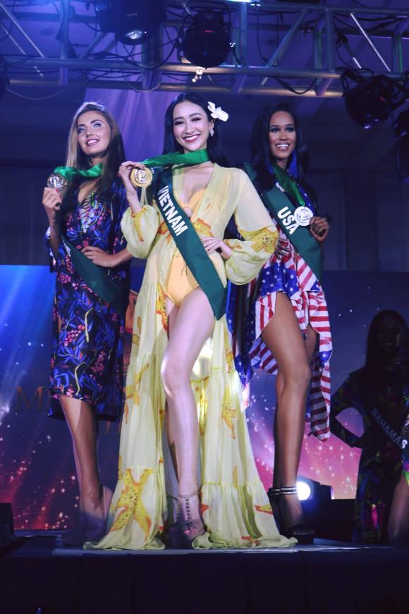 ,Á hậu Hà Thu, miss earth 2017, hà thu giành huy chương vàng, huy chương vàng, hoa hậu trái đất 2017