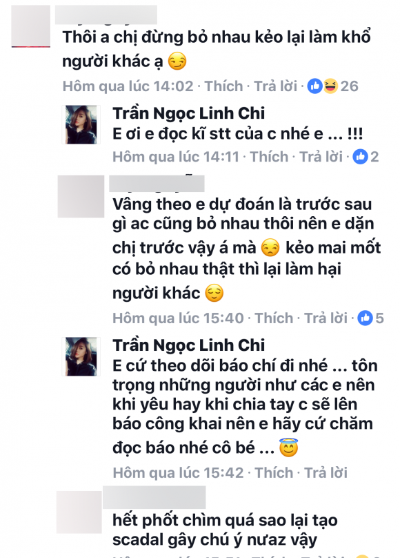 Không chỉ Lâm Vinh Hải, Linh Chi cũng 'miệt mài' khẩu chiến cùng antifan,chuyện làng sao,sao Việt