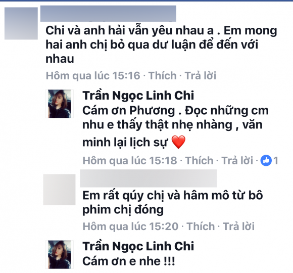 Không chỉ Lâm Vinh Hải, Linh Chi cũng 'miệt mài' khẩu chiến cùng antifan,chuyện làng sao,sao Việt