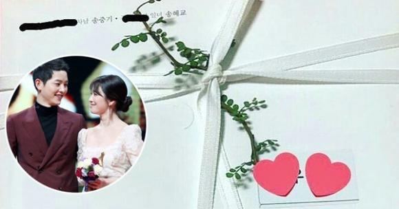 chuyện làng sao,Song Joong Ki và Song Hye Kyo làm đám cưới,Song Joong Ki và Song Hye Kyo, nội dung thiệp cưới song hye kyo, hôn lễ thế kỷ, sao hàn