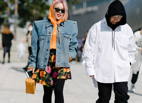 Tuần lễ thời trang Seoul, street style tại Tuần lễ thời trang Seoul, sao hàn